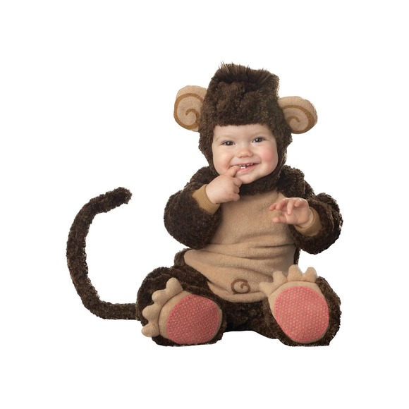 Unisex Baby Infant Toddler Lil Monkey Chimp Halloween Costume L 18 months - 2T - Picture 1 of 13